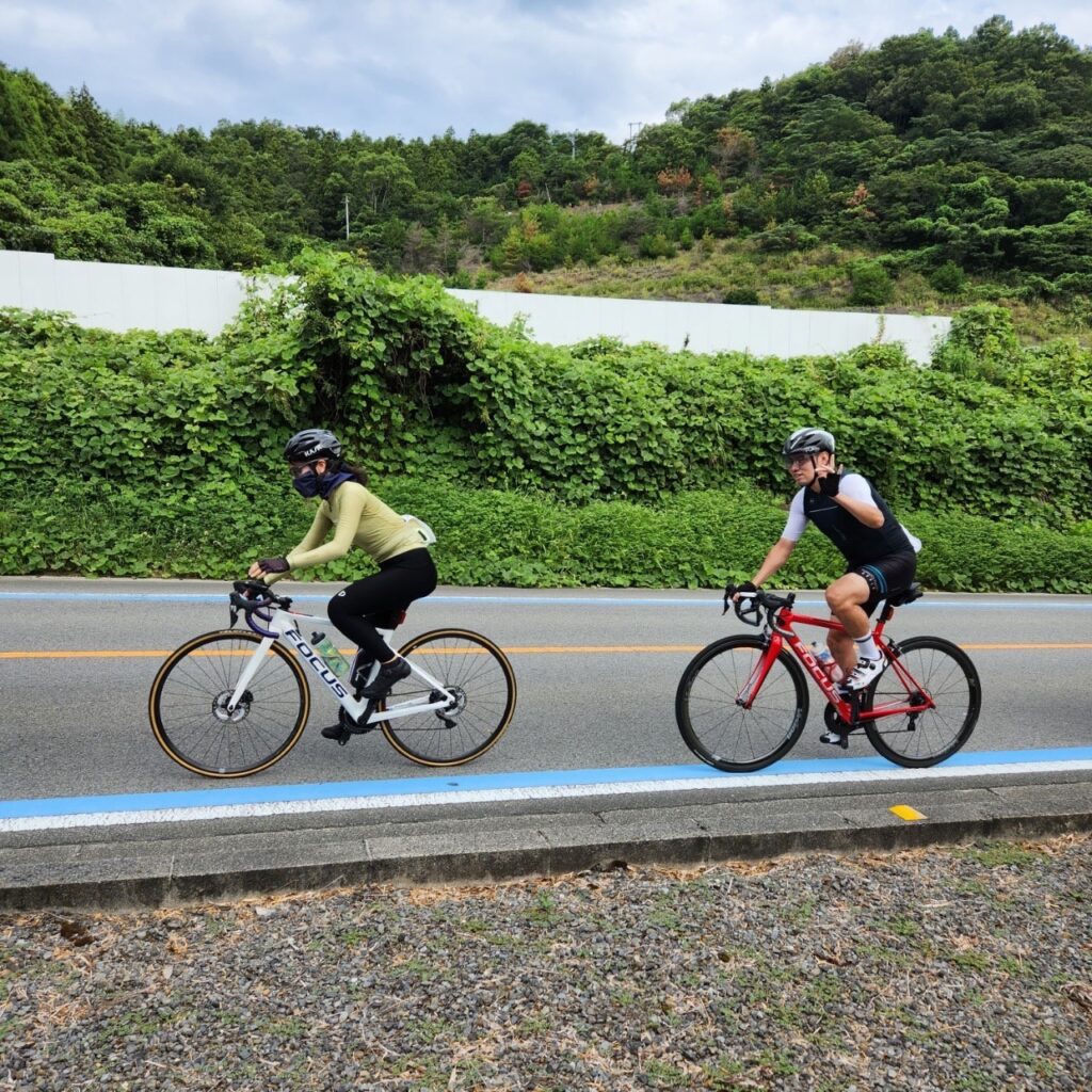 愛媛ライド　走行中